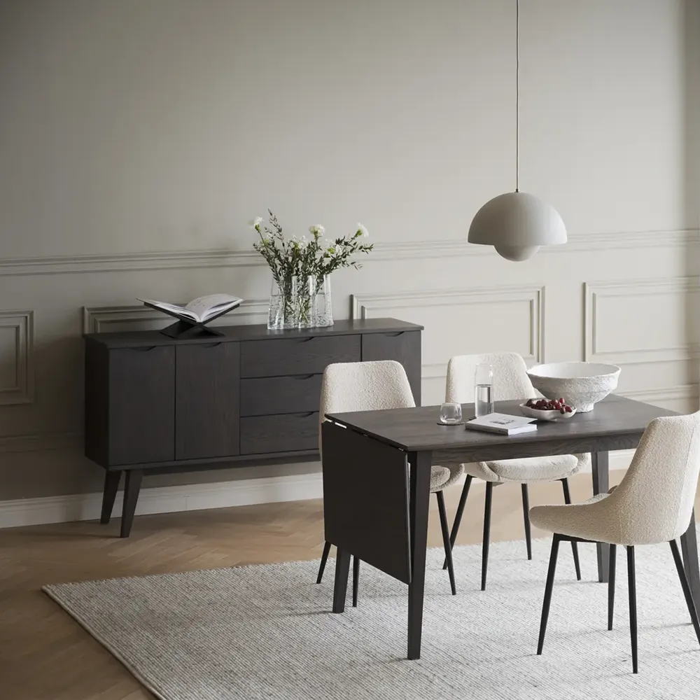 Filippa Sideboard 150x40 cm dunkelbraune Eiche