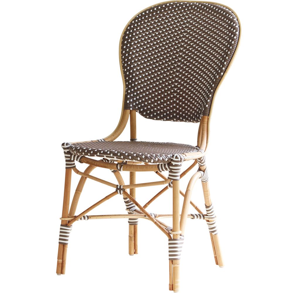 Isabell Rattan Stuhl Taupe