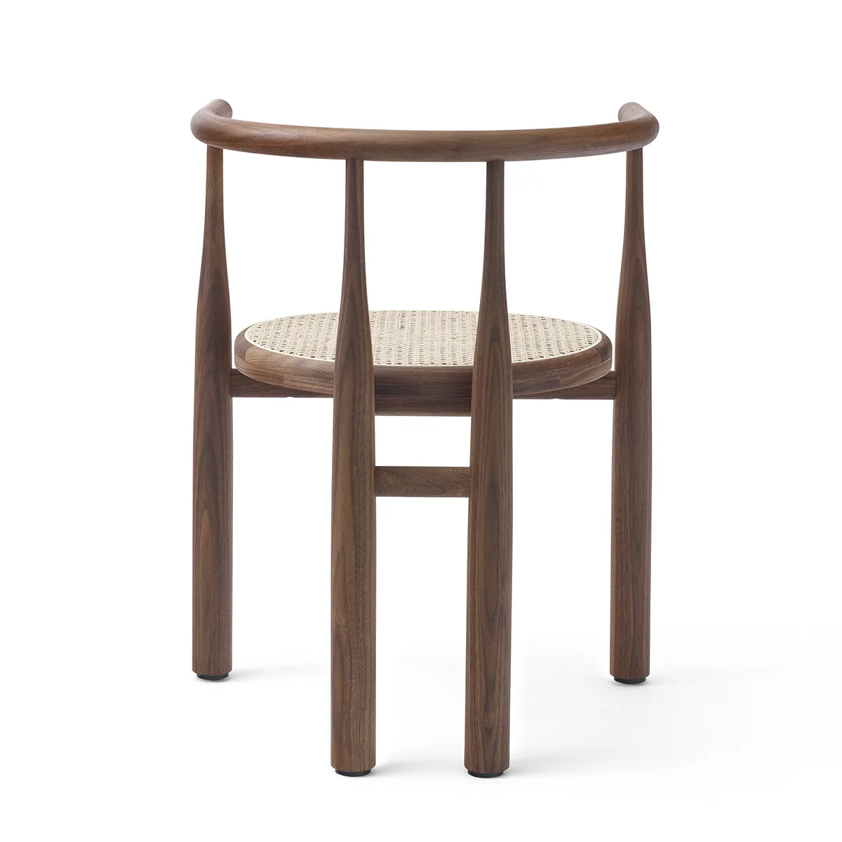 Armlehnstuhl Bukowski Rattan Nussbaum