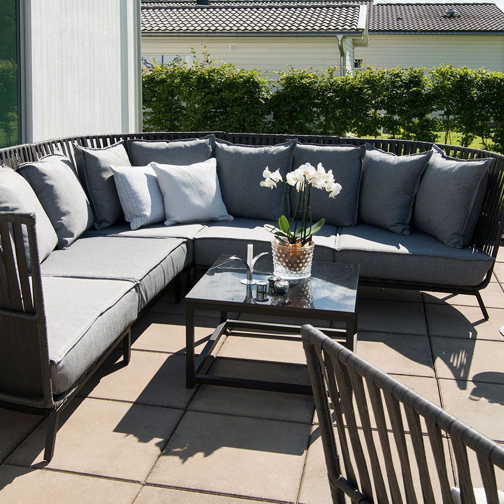 Jet Set Ecksofa mit Polstern 