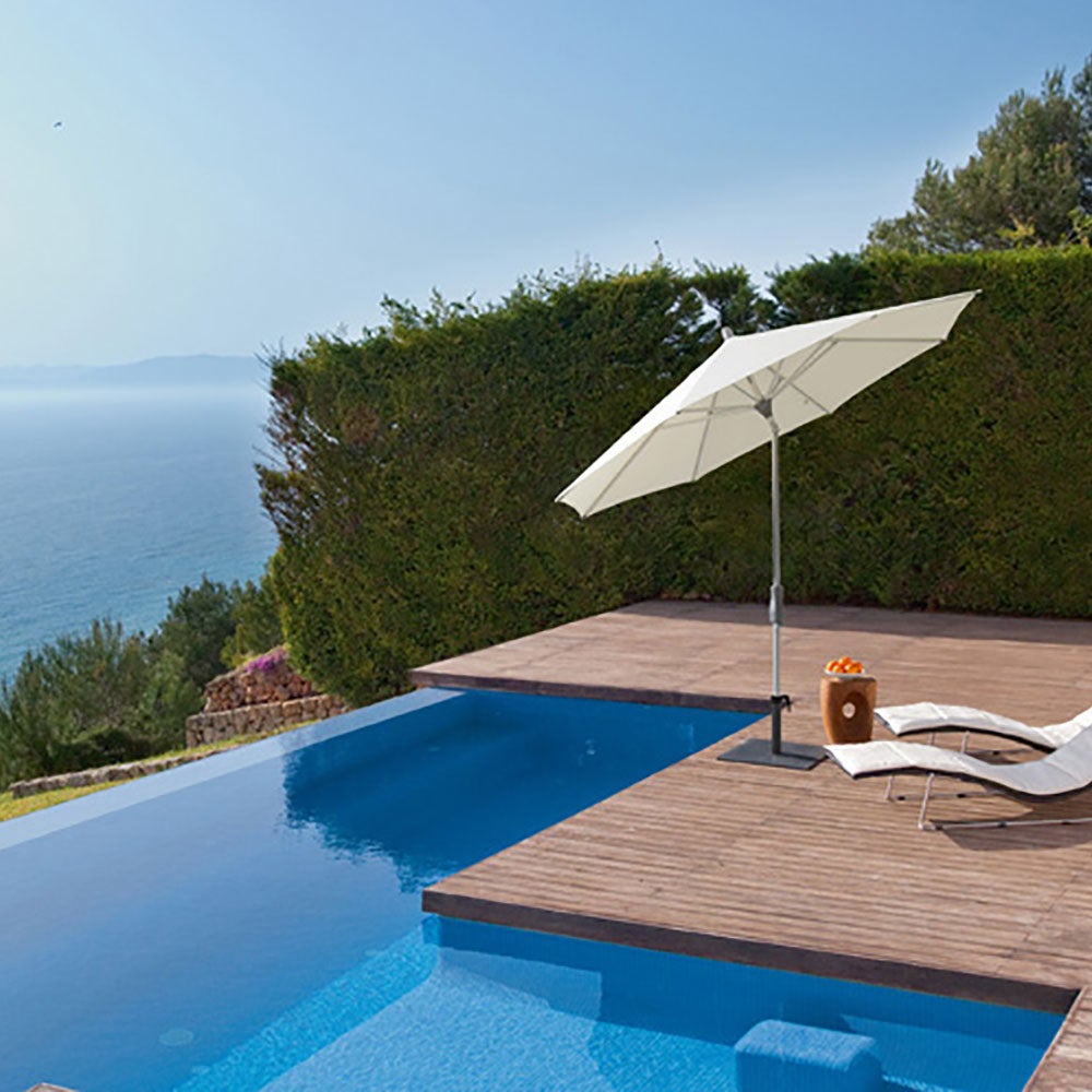 Alu-twist sonnenschirm 330 cm #151 ash 