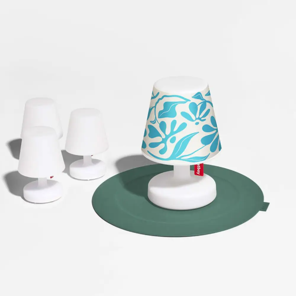 Cooper cappie  Lampenschirm blue leaf