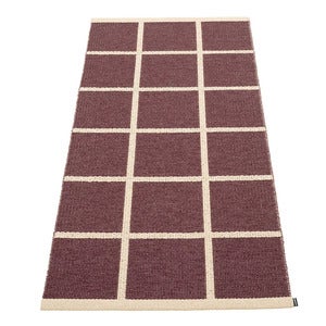 Gewebter Teppich Criss Burgundy 70x150 cm