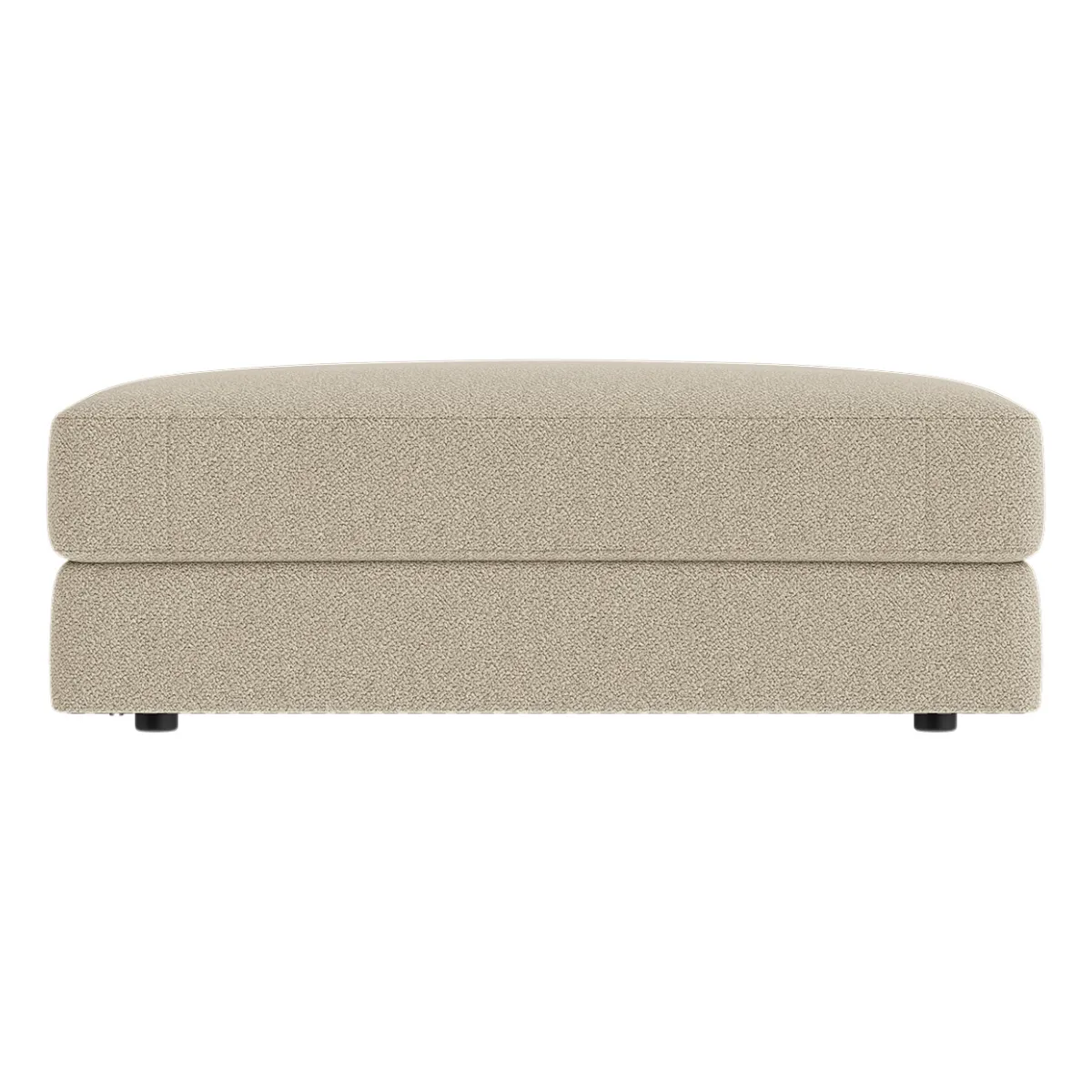 Reno Fußhocker 112x112 cm Rhyme beige