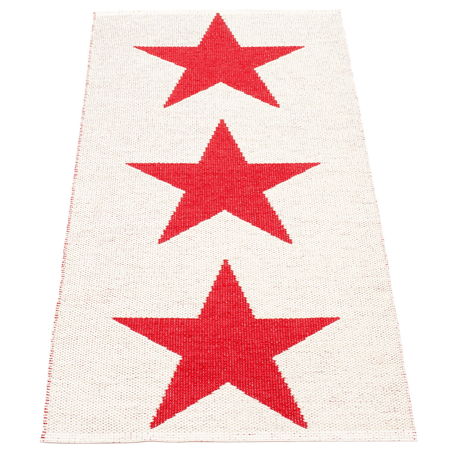 Viggo Teppich 70x150 cm one red / vanilla