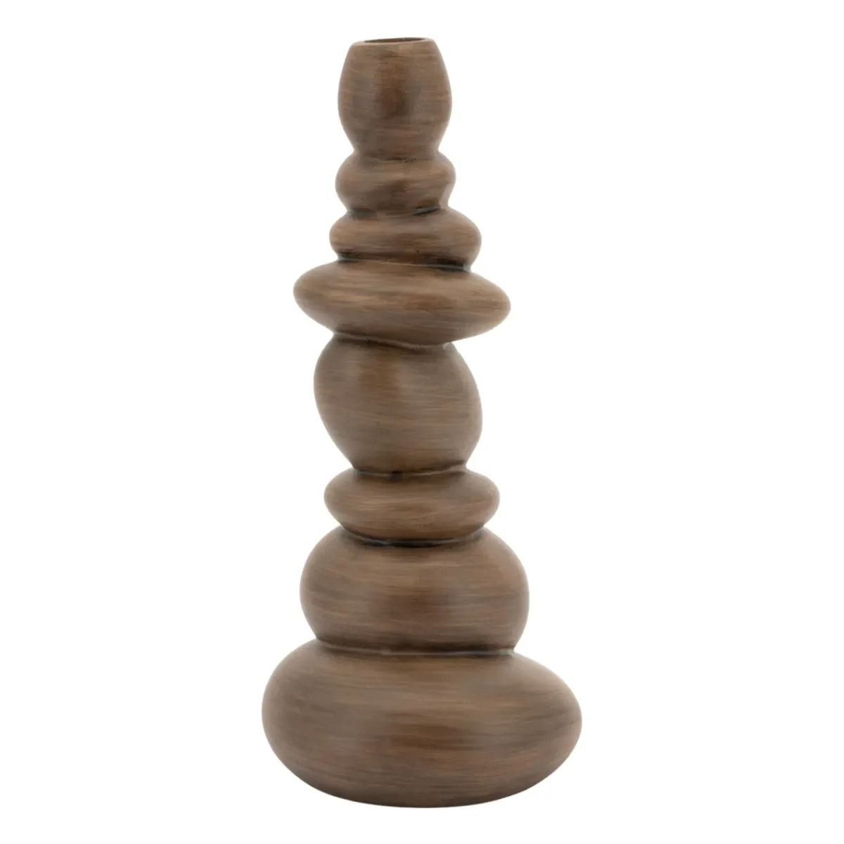 Tou large 14,5x14,5x32 cm Polyresin Braun