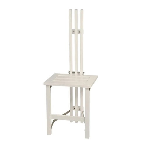 Nadja Wall Chair Birke weiß lackiert