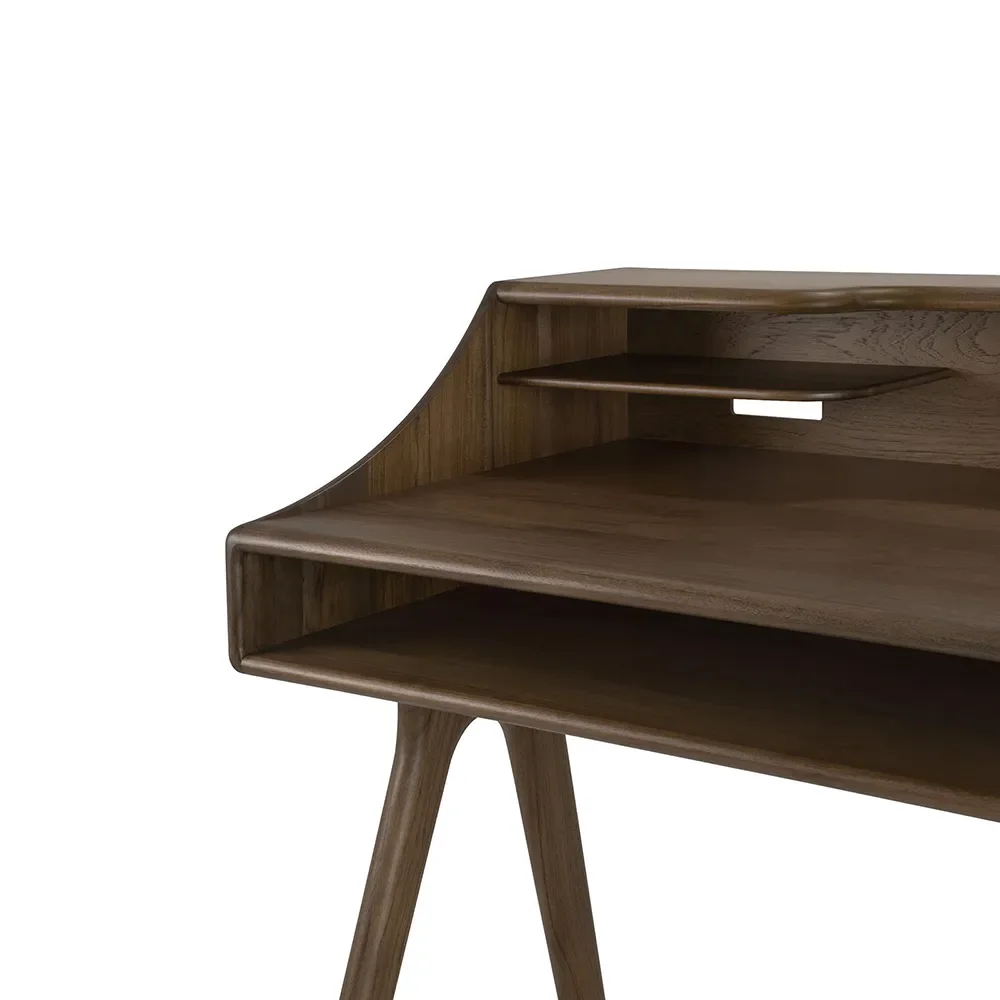 Schreibtisch aus Teak Flow Wild Brown