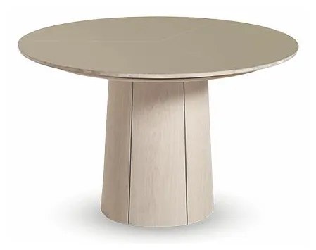 SM33 Esstisch Eiche Muskatnuss weiß geölt Laminat