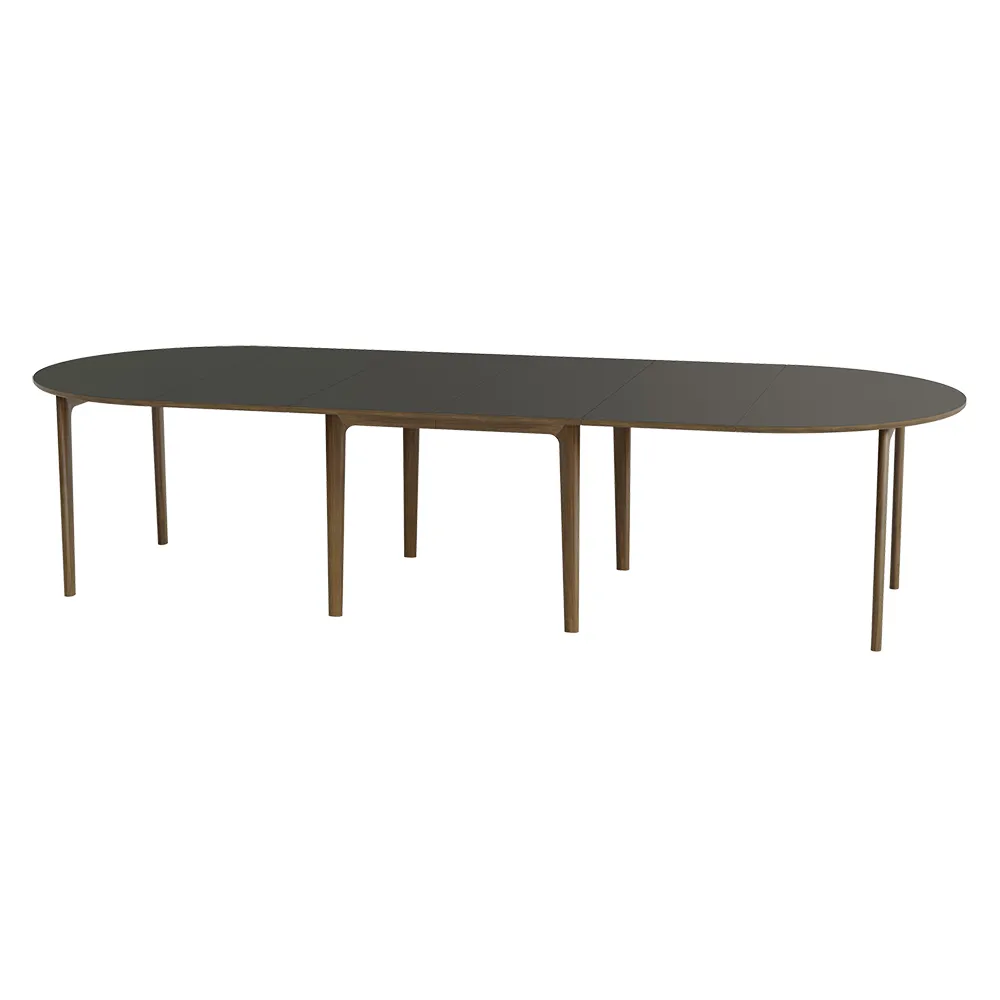 Sm112 Esstisch Walnuss Öl/Schwarz Nanolaminat