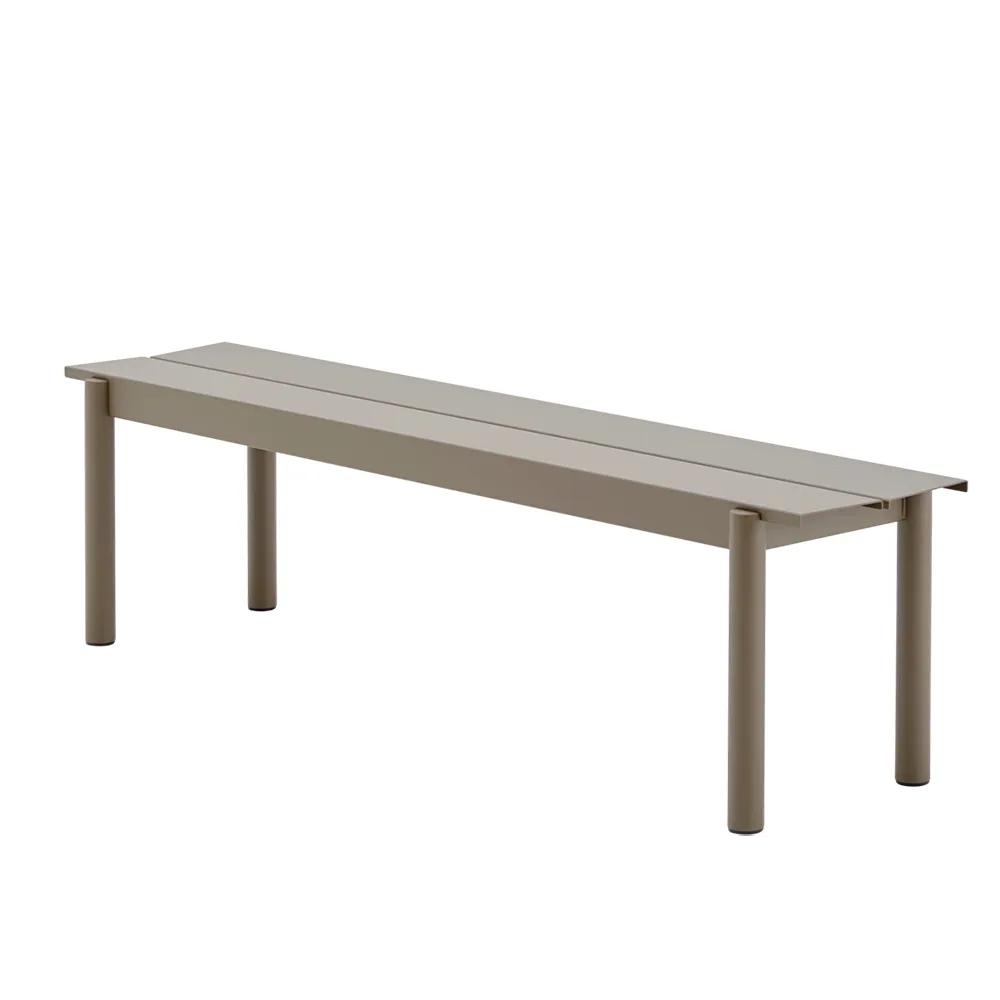 Muuto, Linear Steel Bank 170x34 cm Taupe