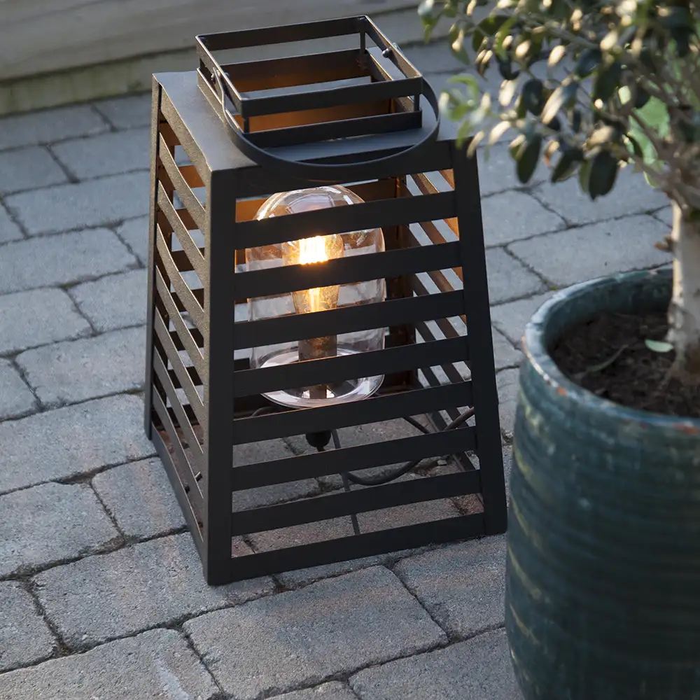 Yankton Tisch-/Stehleuchte Schwarz