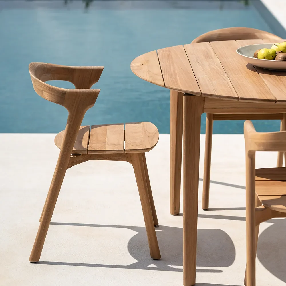 Buche Esstisch Ø125 cm Teak