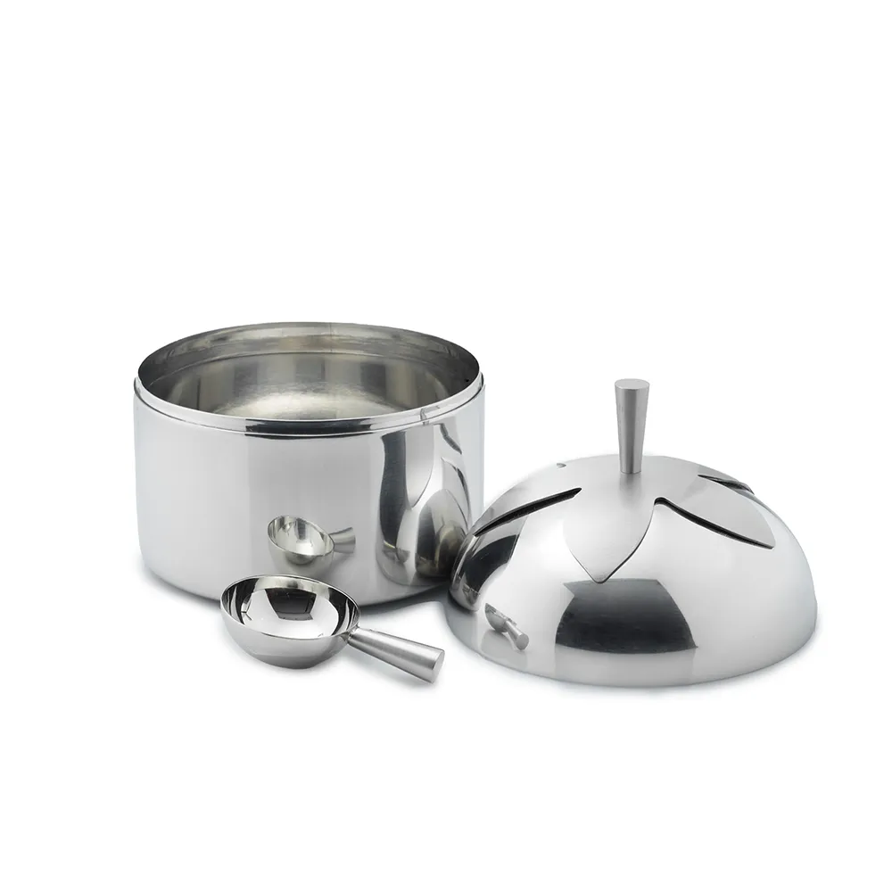 Blad Kaffee und Tee Dose Steel Small