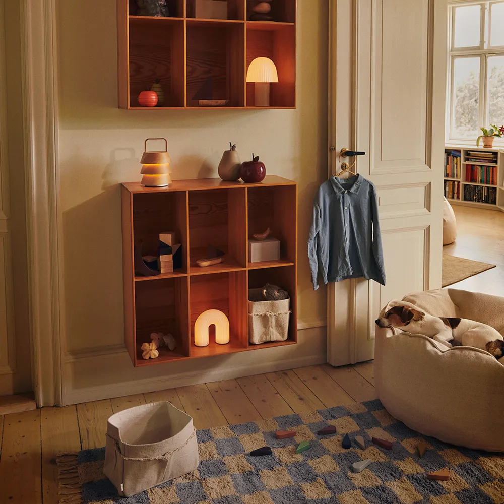 Waschbarer Teppich Mara Mist Blue