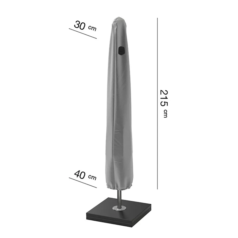 Sonnenschirmschutz 215 x 30/40 cm, grau