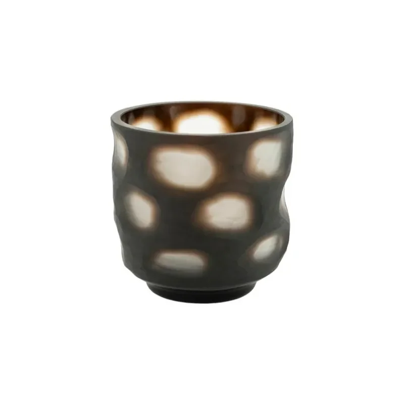 Koba small 13,5x13,5x13,5 cm Glas Braun