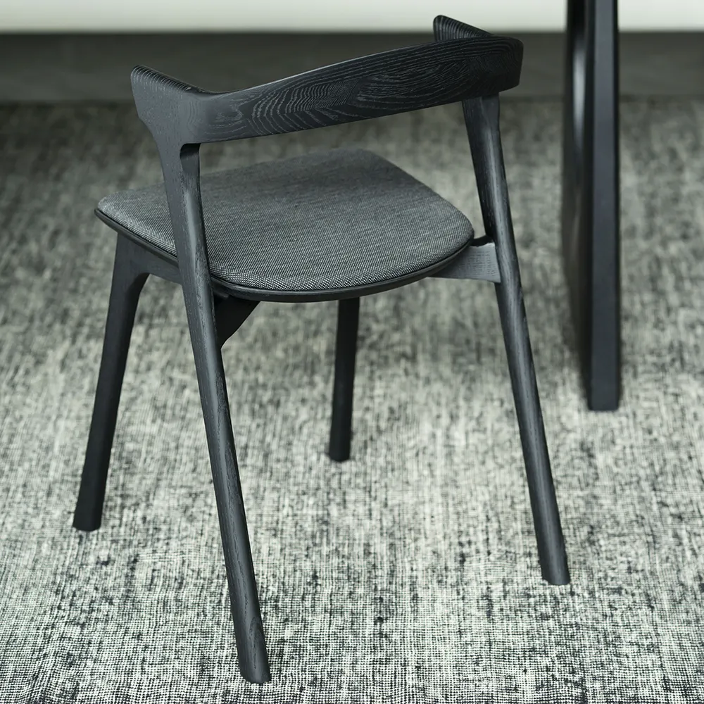 Bok Esszimmerstuhl Eiche schwarz/soft black fabric