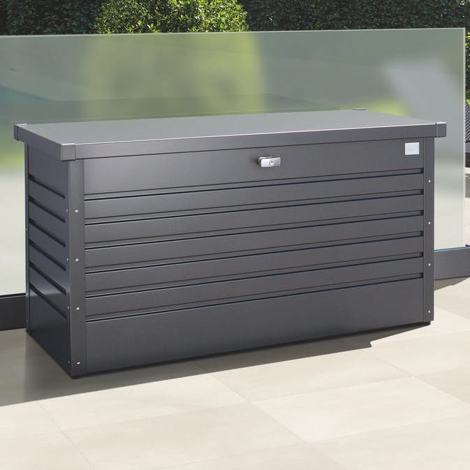 LeisureTime Box 130 metallisch dunkelgrau Biohort