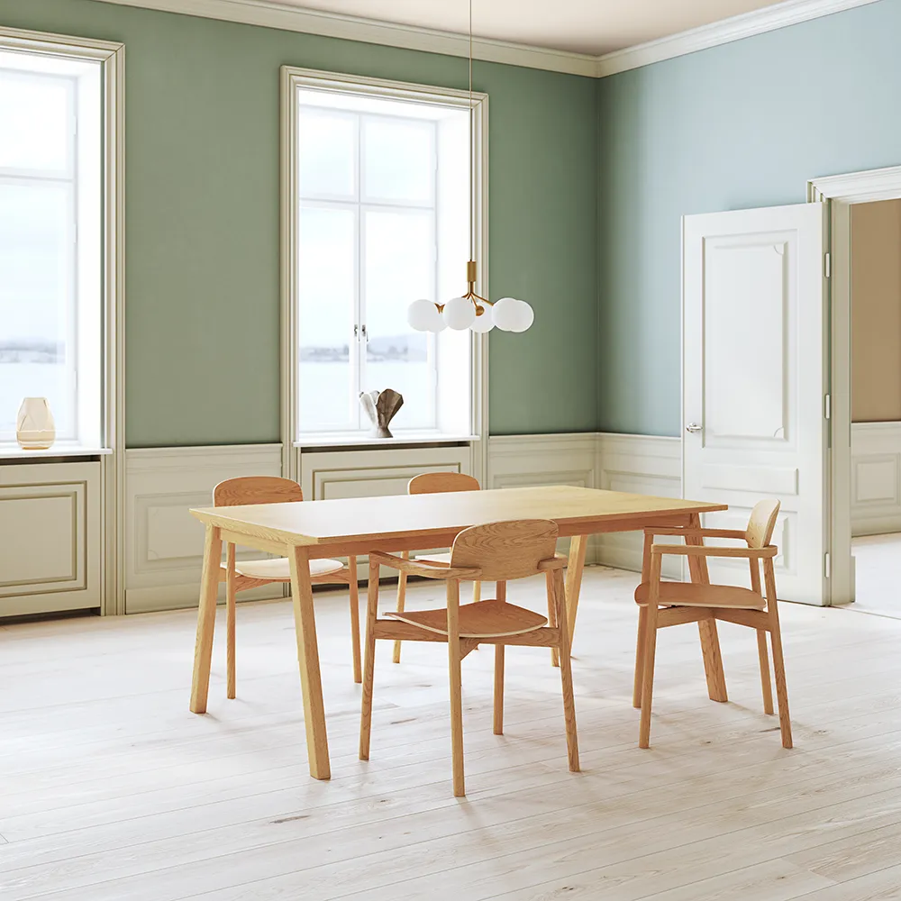 SM140 Esstisch 100x174 cm Eiche Massiv Natur Geölt