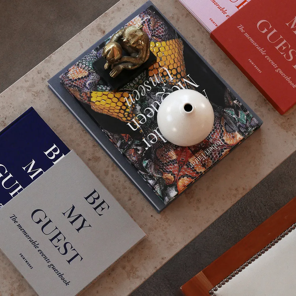  Gästebuch-Grau/Blau