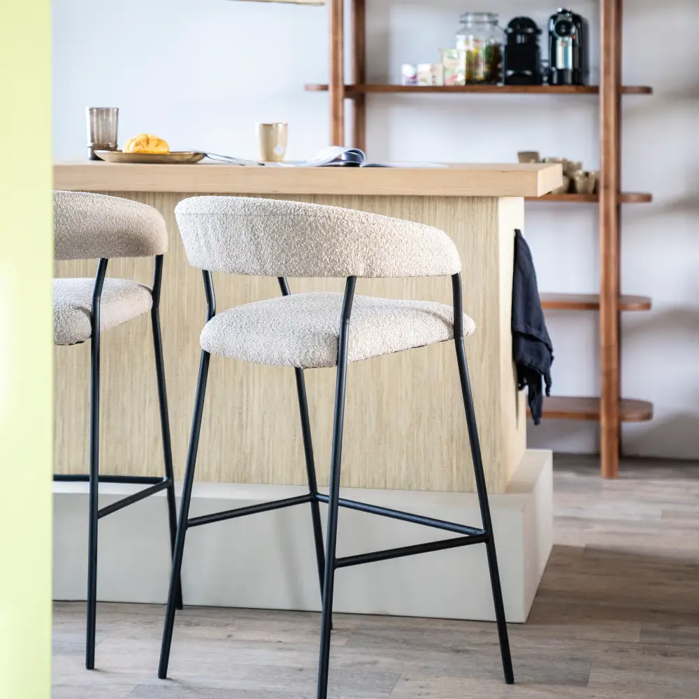 Luka Barstuhl - taupe Copenhagen