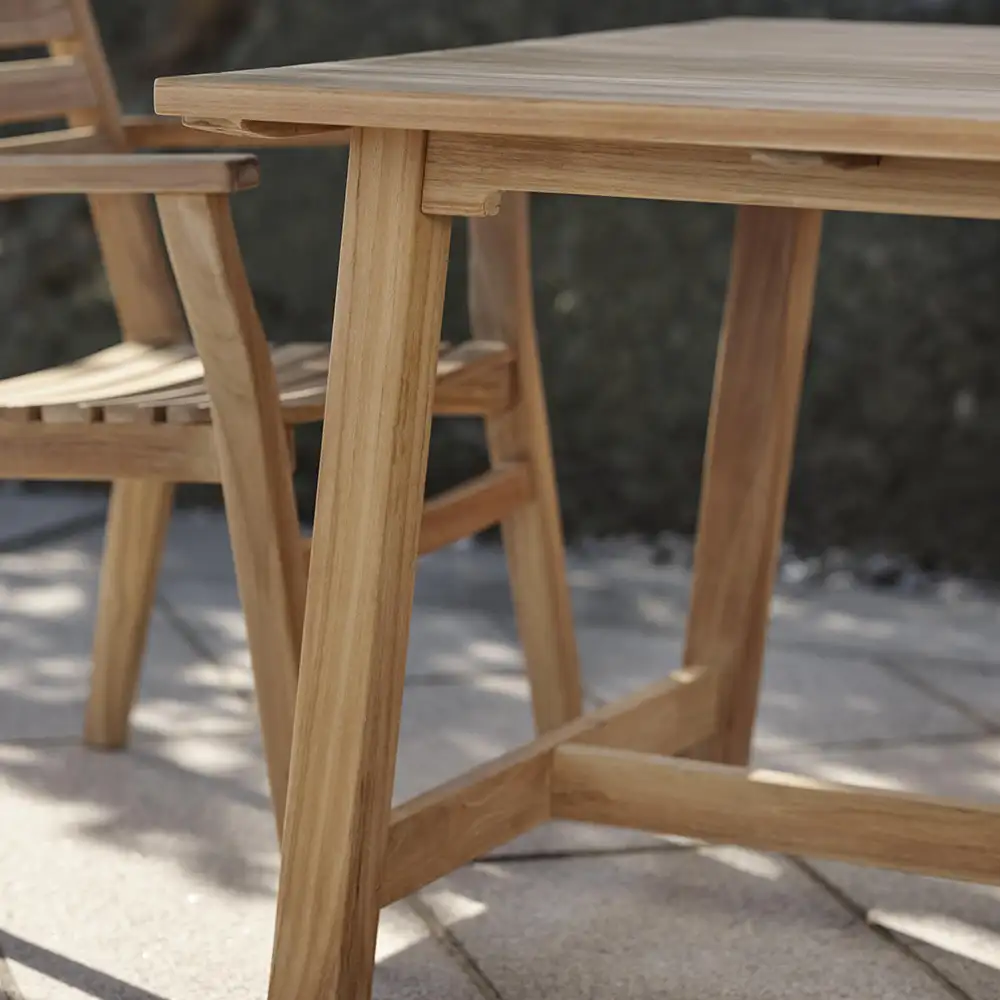 Keros Esstisch 90x160 cm Teakholz