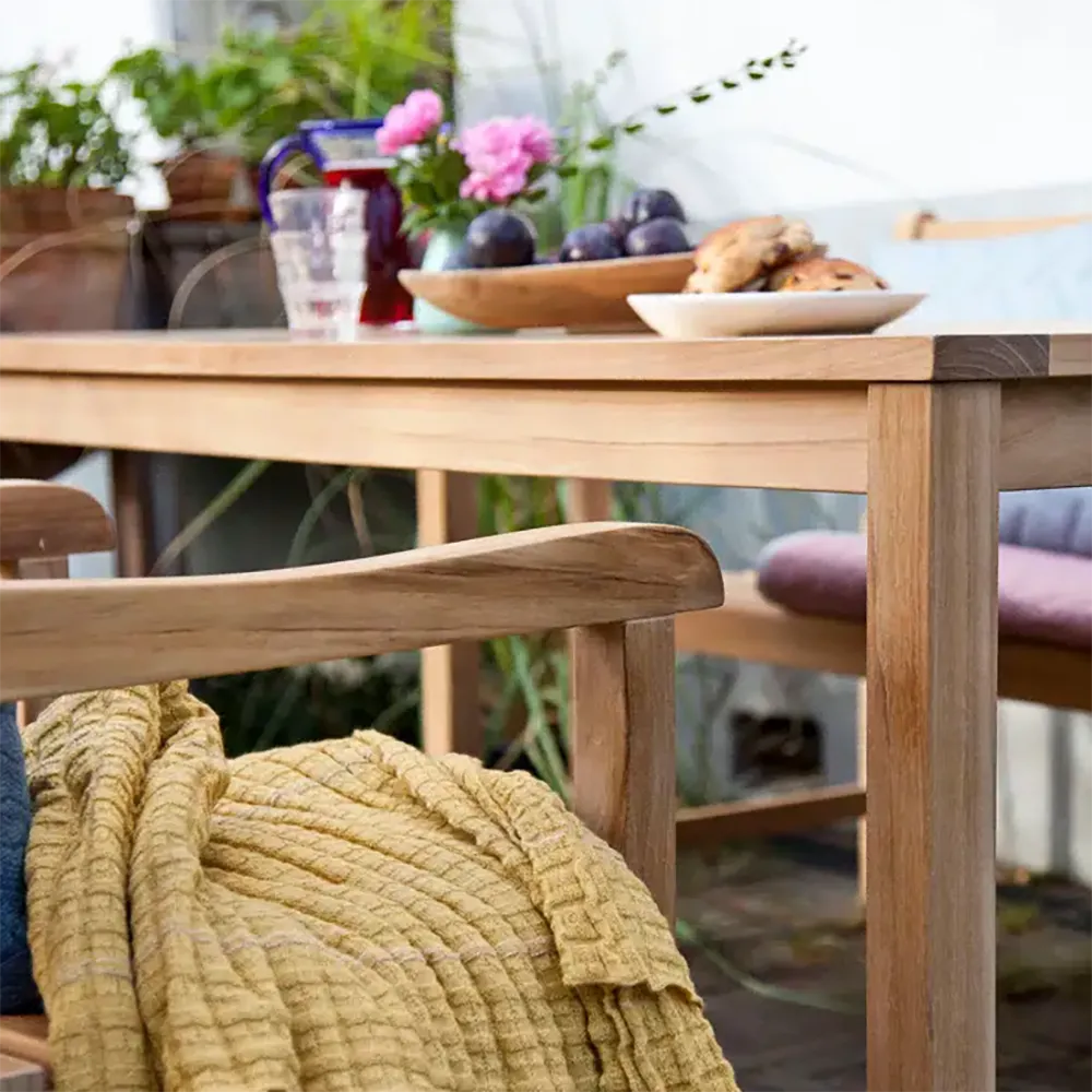 Sofiero Gartentisch 165 cm Teakholz