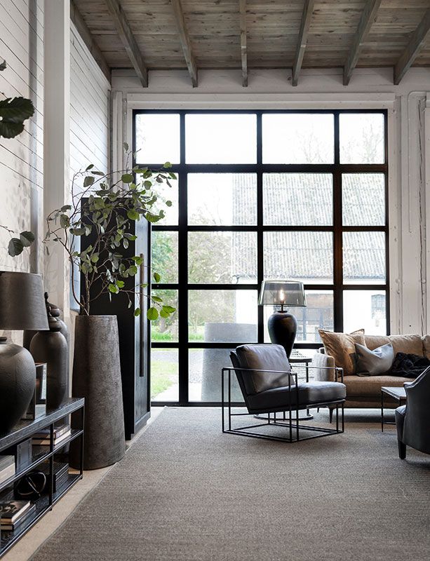 Bellagio Sessel Leder/Messing