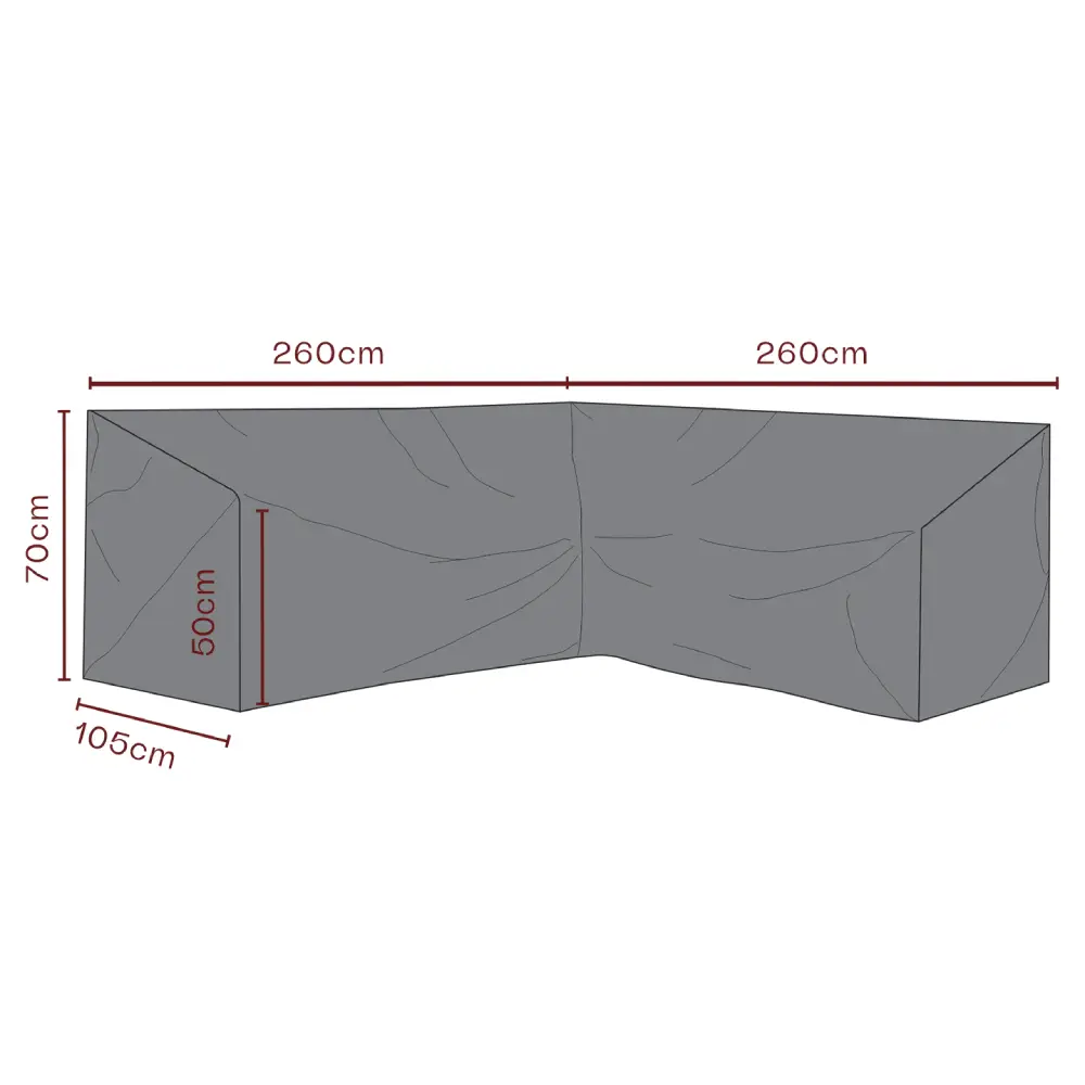 Möbelbezug Ecksofa 260/260x70 cm Premium