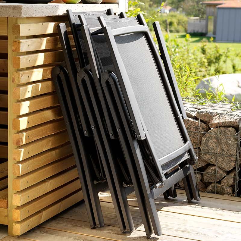 Rana Sessel schwarz / schwarz