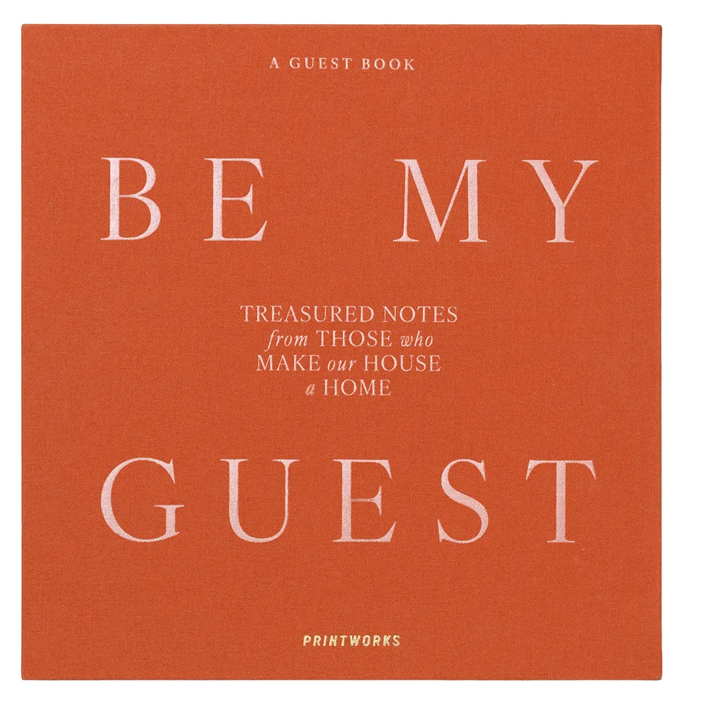 Gästebuch Pink Be My Guest