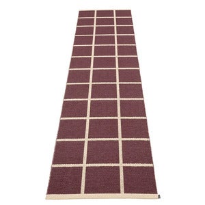 Gewebter Teppich Criss Burgundy 70x300 cm