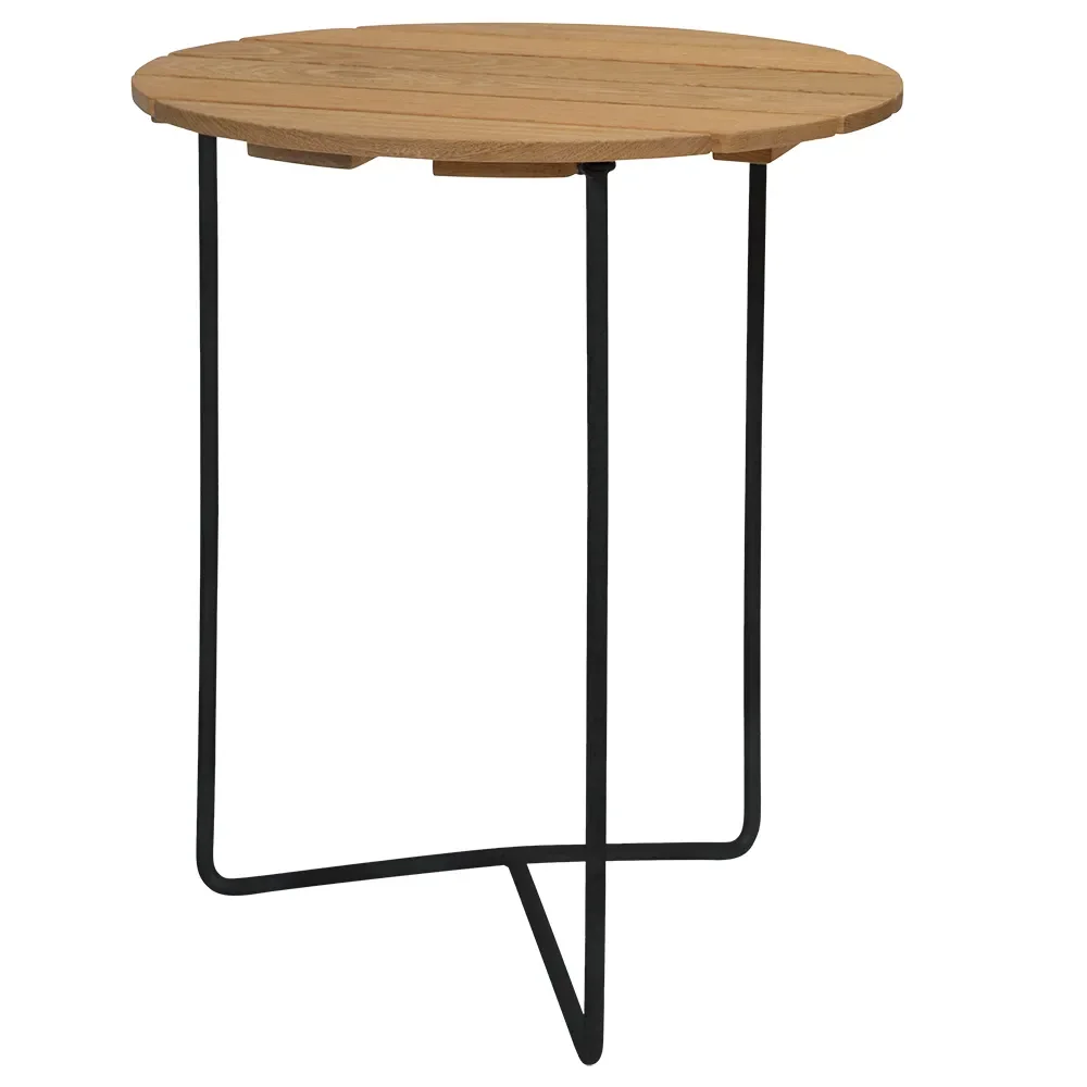 Tabelle 6B 60 Eiche geölt / Gestell schwarz