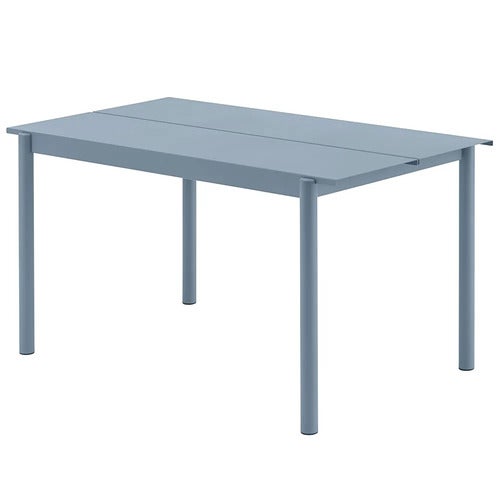 Linear Steel Esstisch 140X75 cm Pale Blue