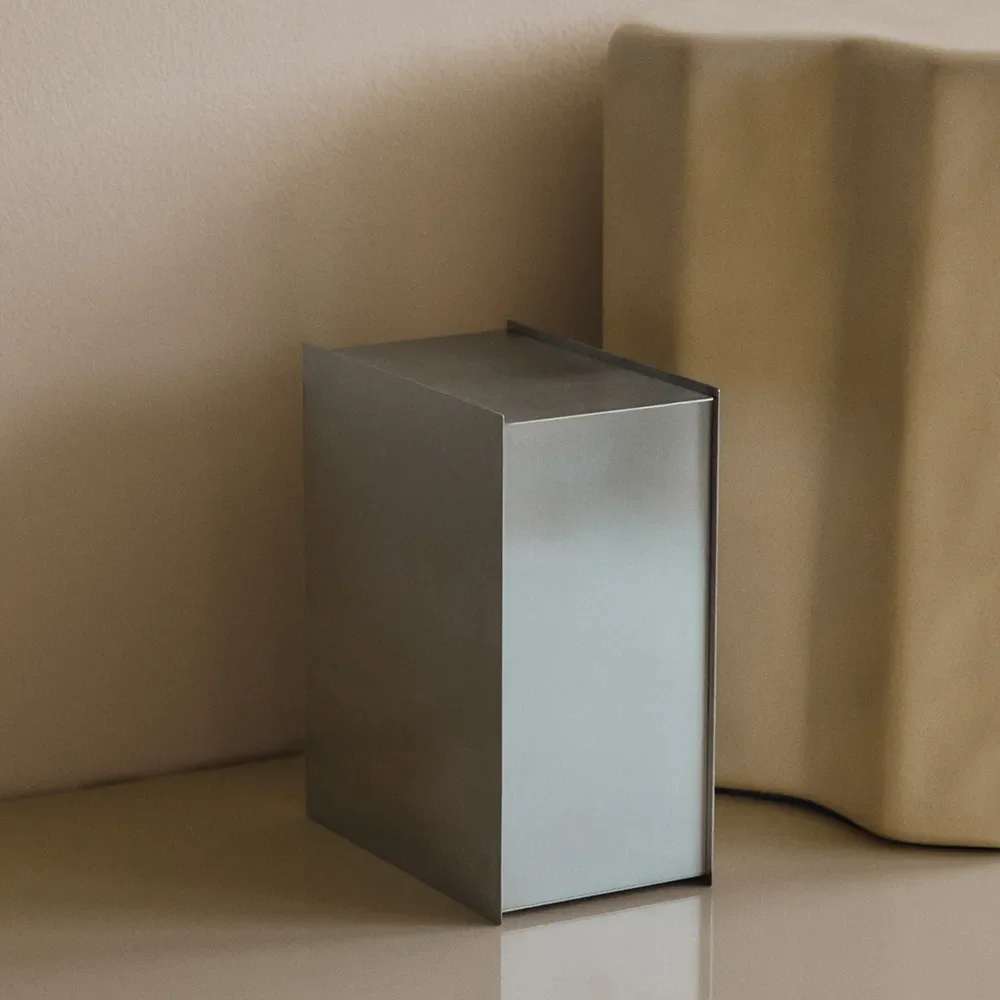 Abfalleimer aus Edelstahl Sama