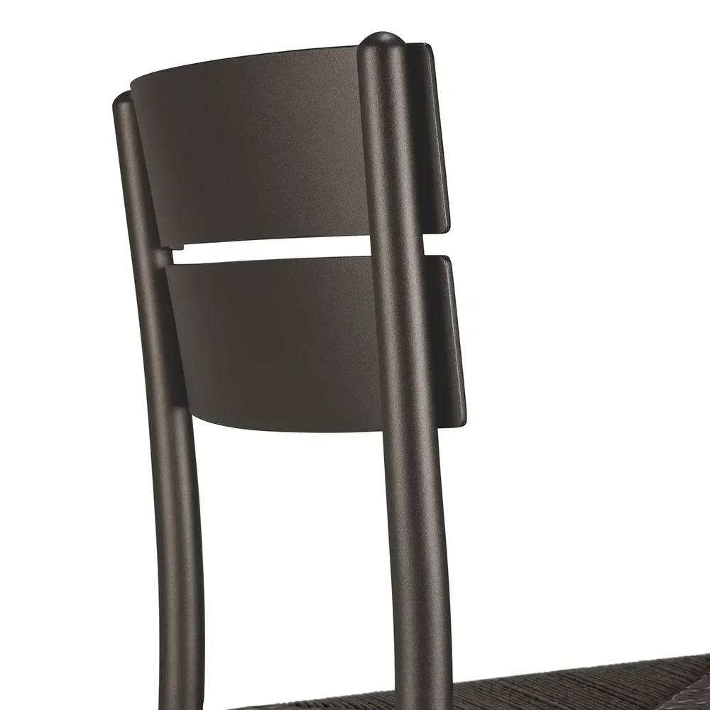 Elin Outdoor-Stuhl dunkelbraun