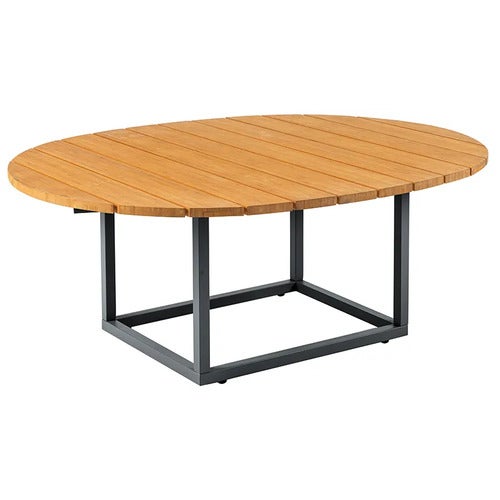 Olive couchtisch 80x110 cm anthrazit / bamboo