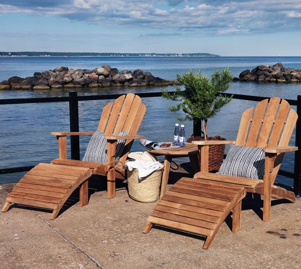 Margariti Liegestuhl Natur Teak