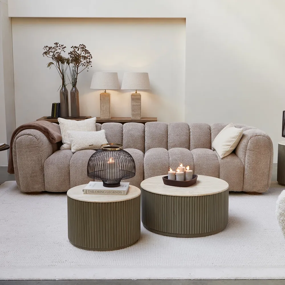Vicenza 3,5-Sitzer Sofa Natural
