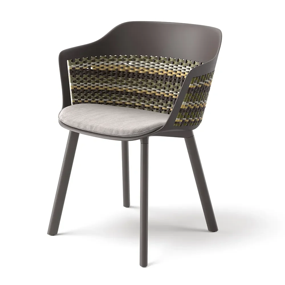 MYMI Armlehnstuhl w/ aluminum Beine DE1 black pepper 0317 black pepper 0317