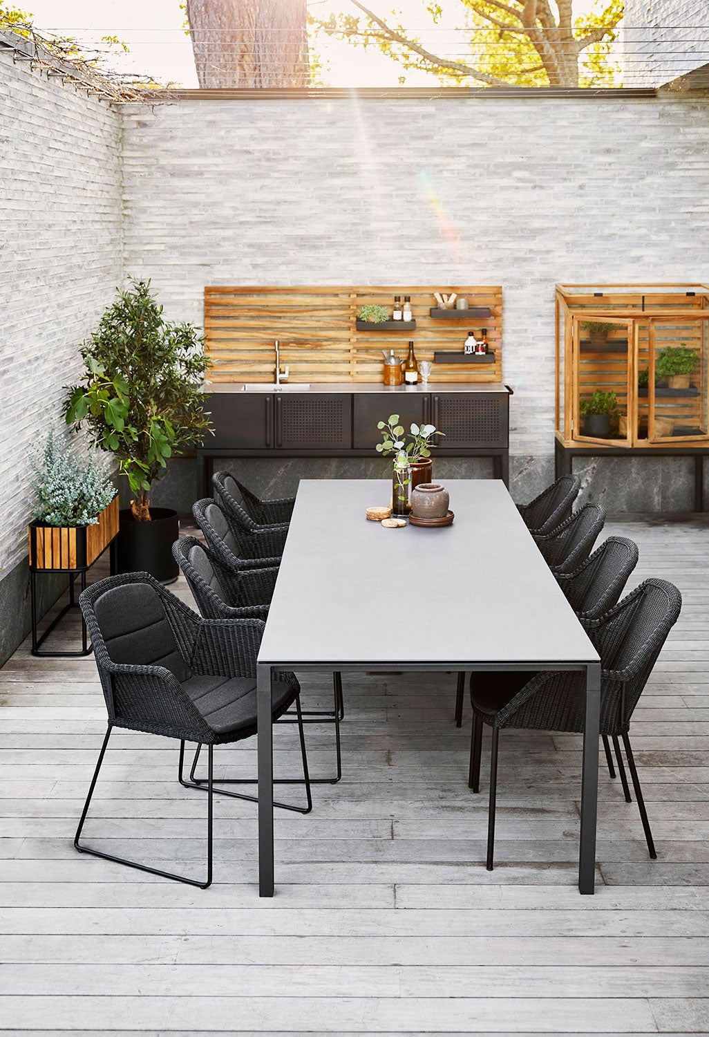 Pure Esstisch 100X280 cm