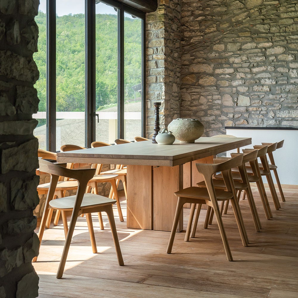 Doppel-Esstisch 100x200-300 cm Eiche