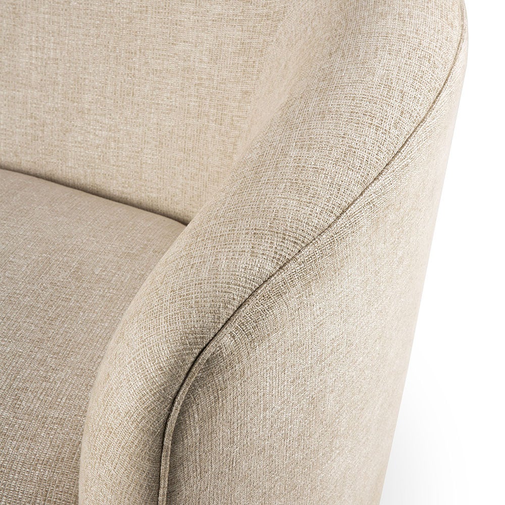 Ellipse 3-Sitzer-Sofa Oatmeal 