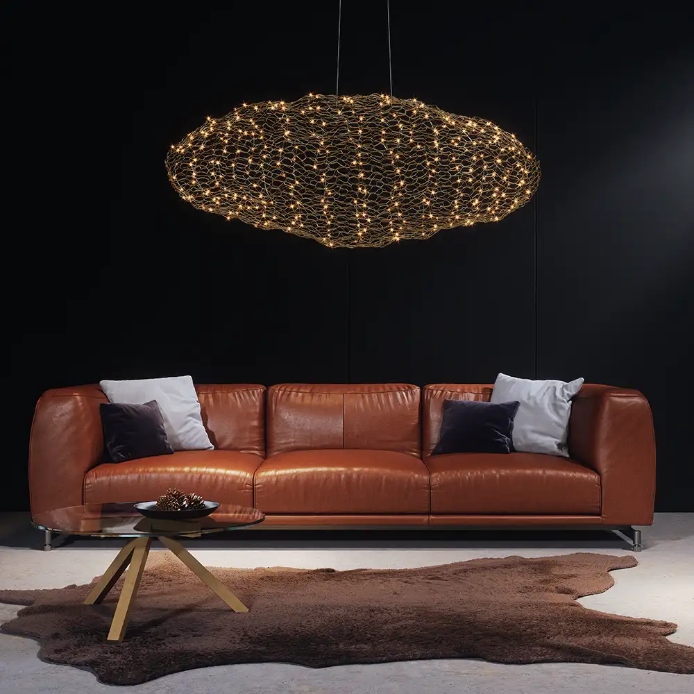 Hayden Deckenleuchte L115cm Gold