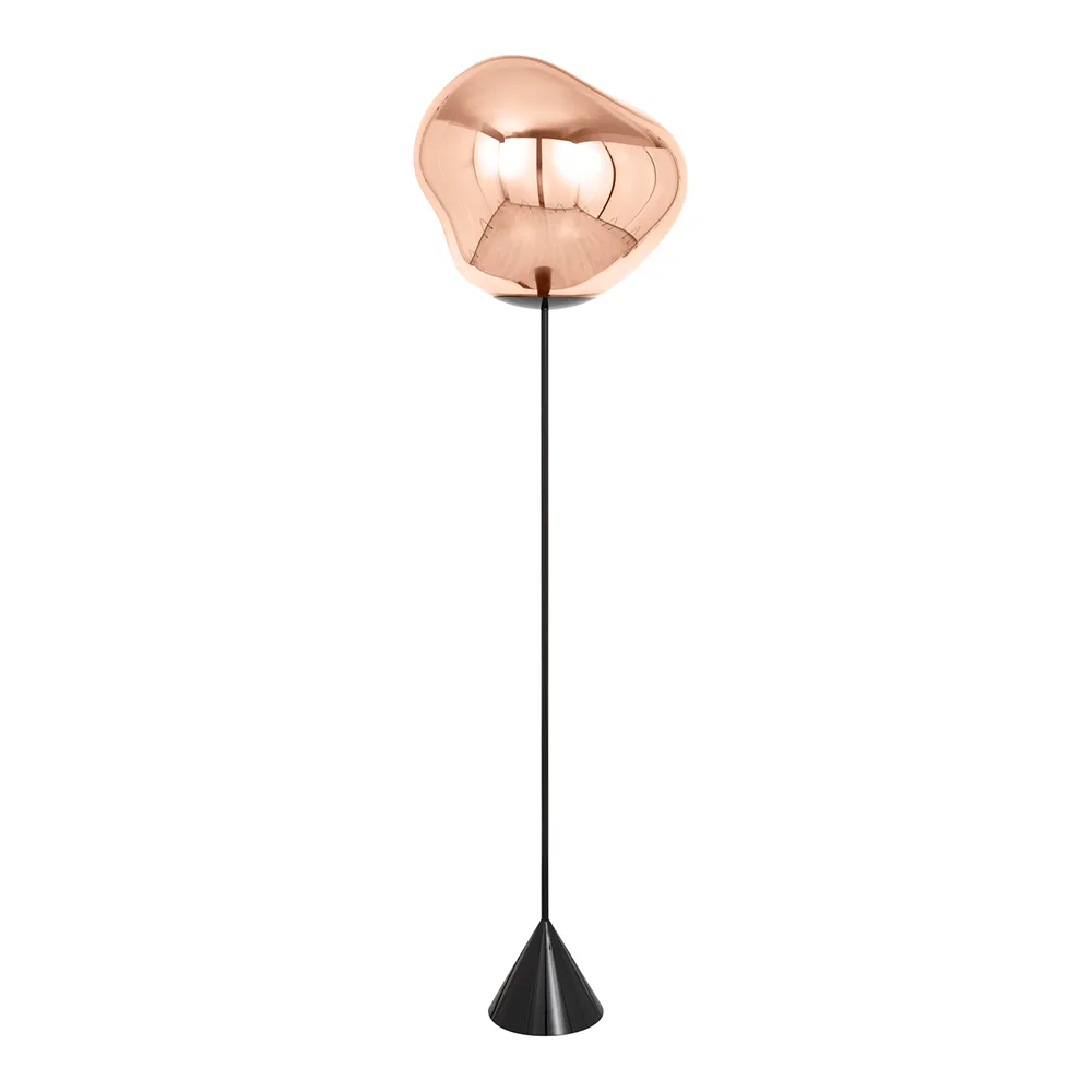 Melt Cone Slim Stehlampe Copper LED