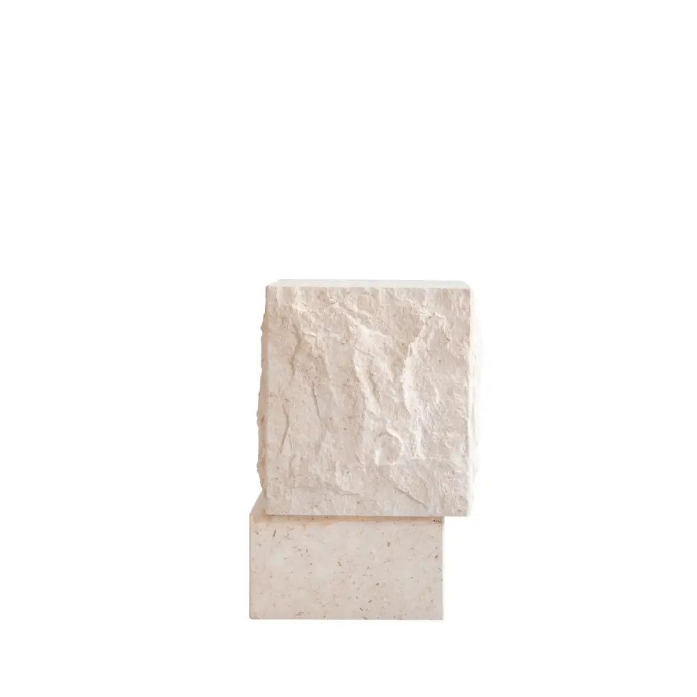 Temple Couchtisch hoch – Limestone