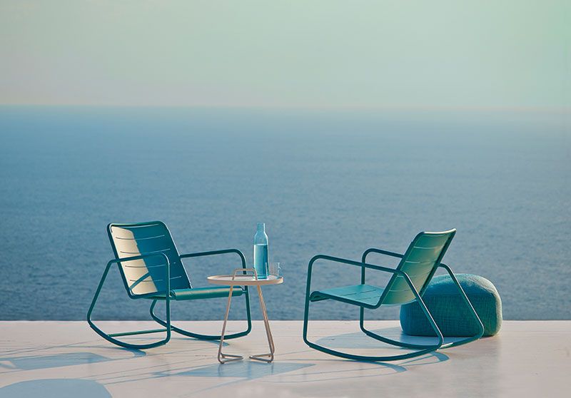 Divine Hocker 55X55 cm Türkis