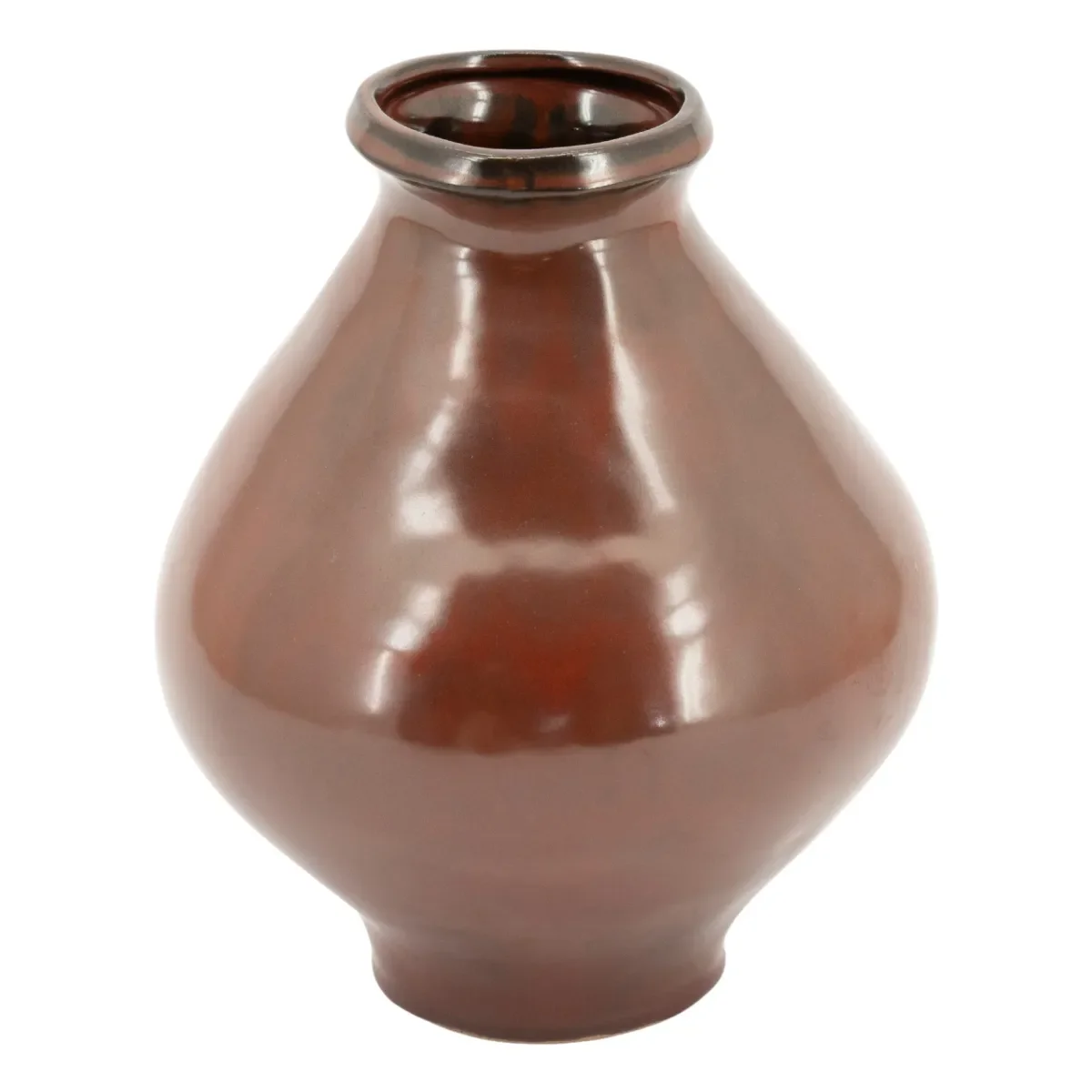 Nendo small Vase 19x19x22 cm Steingut Braun