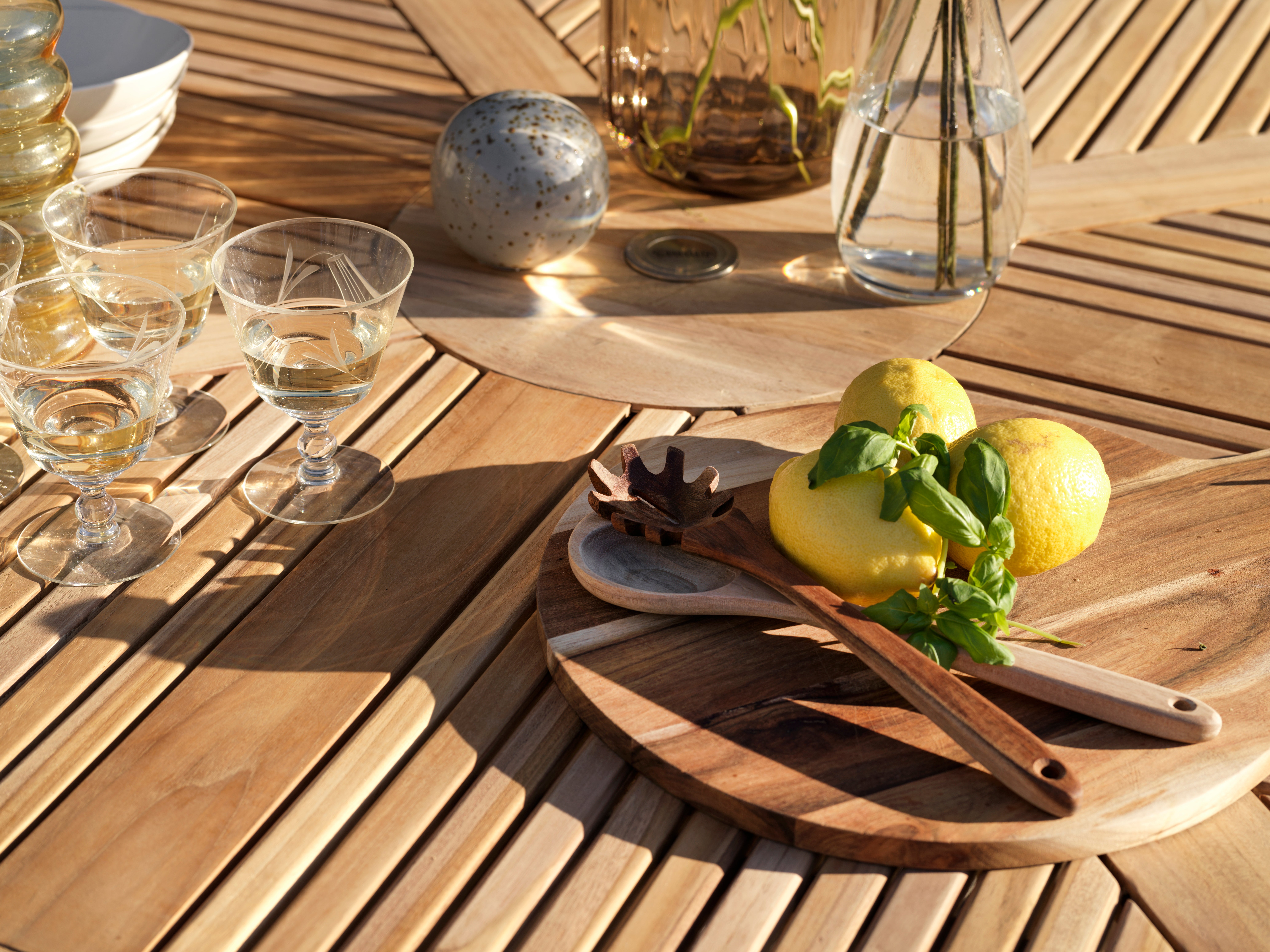 Circus Esstisch 150 cm Teakholz